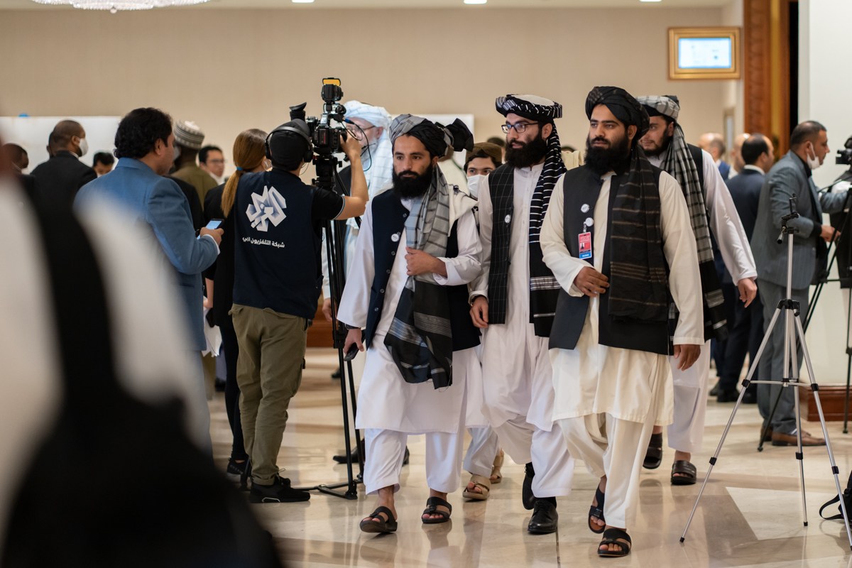 Negotiators are back in Doha for a second round of peace talks between the Afghan government and the Taliban - January 12 , 2021